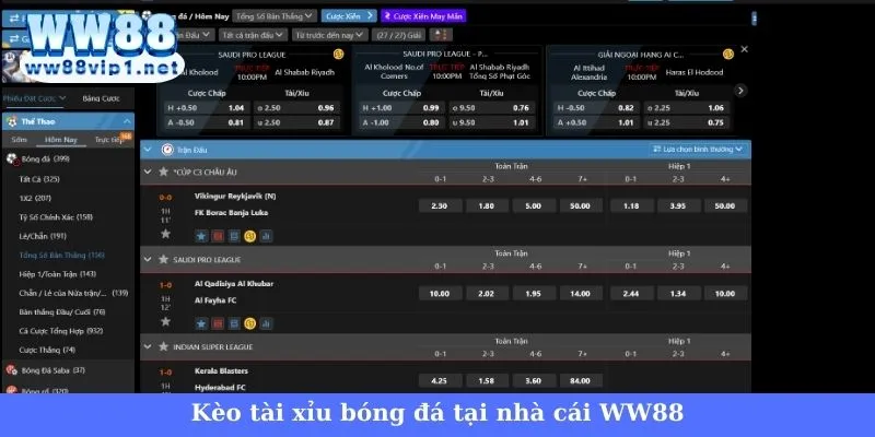 Giải mã kèo tài xỉu bóng đá tại nhà cái WW88 